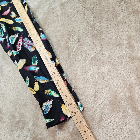 NWT Devil's Advocate Multicolor Feather Button-Down Floral Shirt $80 Men's Sz XL - Picture 5 of 10